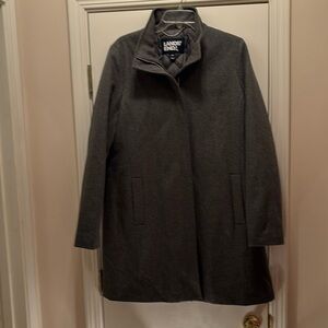 Lands’ End Wool blend coat